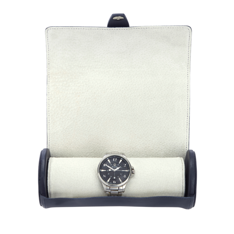 Suede Lined Travel Watch Roll | ROYCE New York
