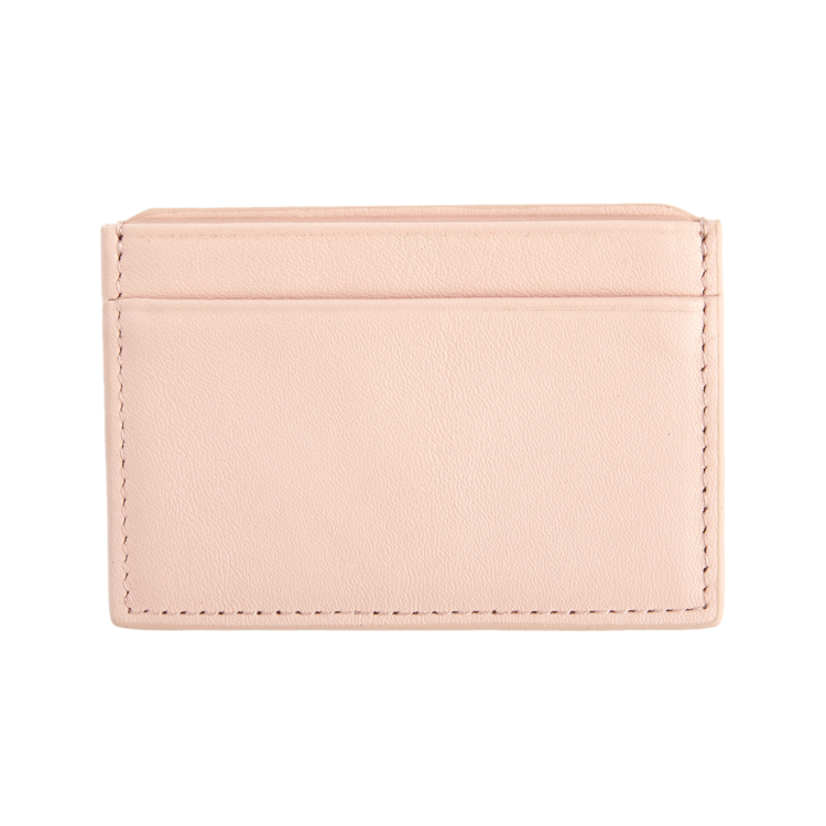 Royce Leather Pebbled Leather Credit Card Case