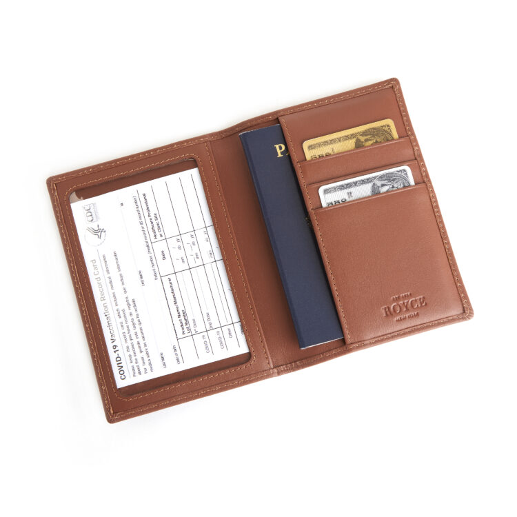Passport Case and Luggage Tag Travel Gift Set